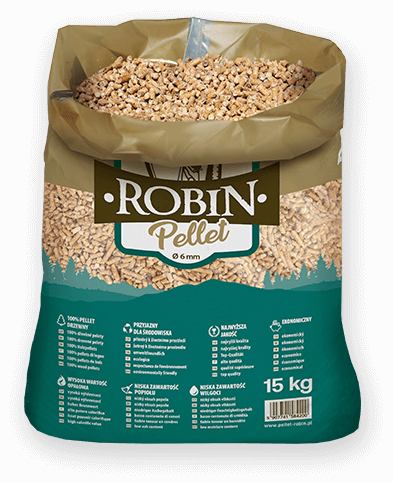 worek pelletu opałowego Robin do kupienia w Barczewie lub sklepie internetowym